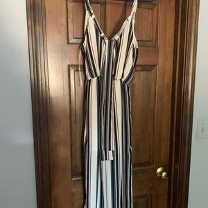 Striped jumpsuit